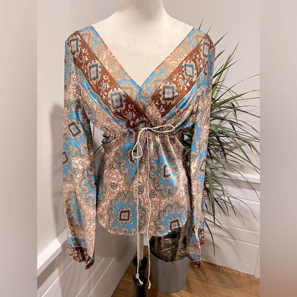 Tracy Reese Plenty top size 10 silk